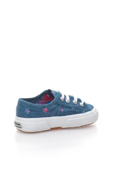 Superga Tenisi albastri din denim cu stele 2750 Fete