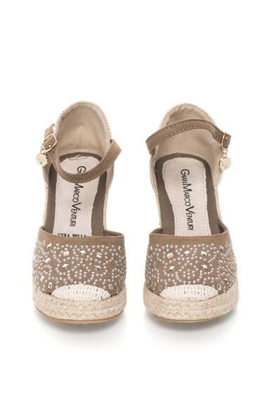 Gian Marco Venturi Sandale wedge tip espadrile cu tinte Femei