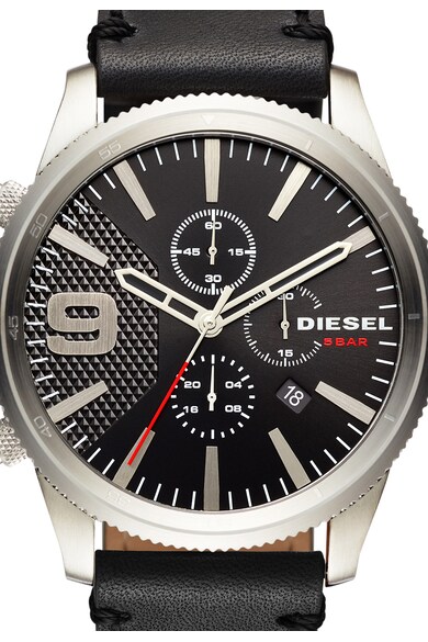 Diesel Ceas cronograf negru cu argintiu Barbati