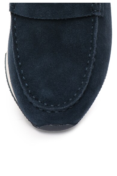 CALVIN KLEIN JEANS Pantofi loafer bleumarin de piele intoarsa Haben Barbati