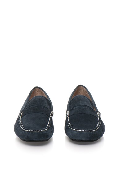 CALVIN KLEIN JEANS Pantofi loafer bleumarin de piele intoarsa Paz Barbati