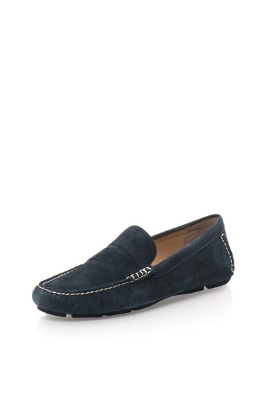 CALVIN KLEIN JEANS Pantofi loafer bleumarin de piele intoarsa Paz Barbati