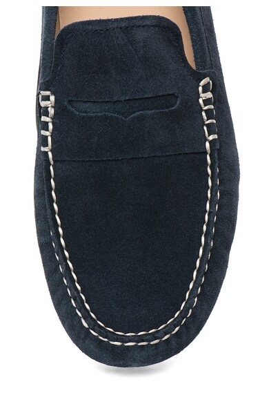 CALVIN KLEIN JEANS Pantofi loafer bleumarin de piele intoarsa Paz Barbati