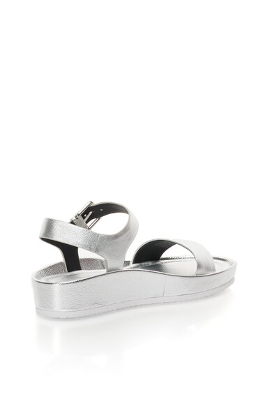 CALVIN KLEIN Sandale wedge argintii Helenah Femei