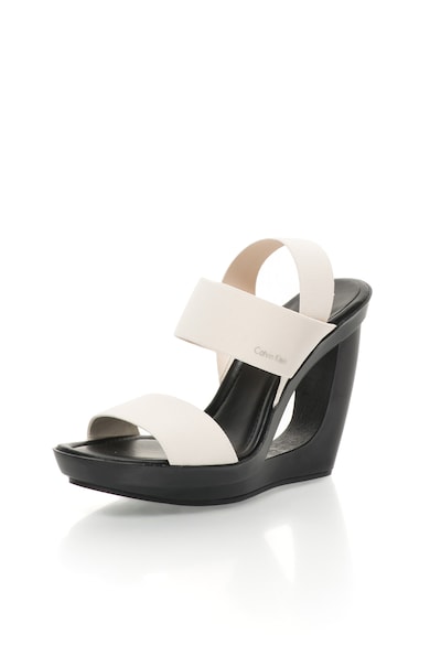 CALVIN KLEIN Sandale slingback wedge Yelena Femei