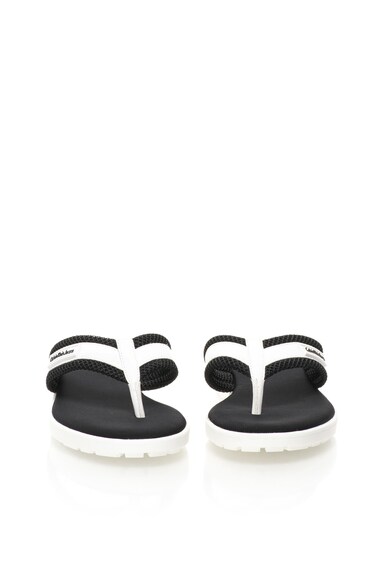 CALVIN KLEIN JEANS Papuci flip-flop negru cu alb Mahal Femei