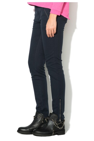 Big Star Pantaloni conici slim fit bleumarin Slavia Femei