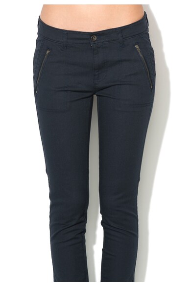 Big Star Pantaloni conici slim fit bleumarin Slavia Femei