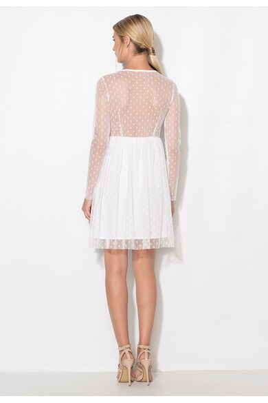 Zee Lane Collection Бяла мрежеста рокля с десен на точки Жени