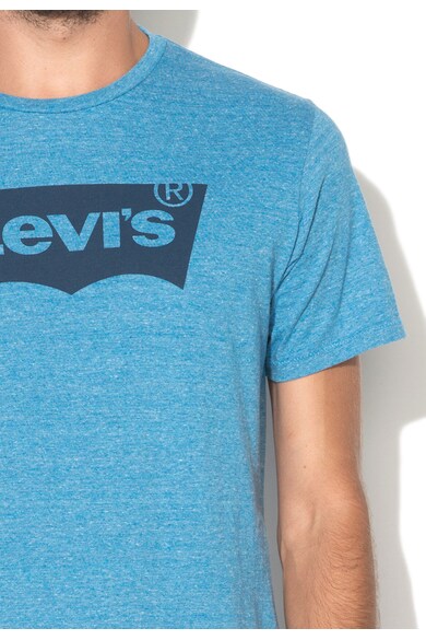 Levi's Тениска в син меланж с текстова щампа Мъже