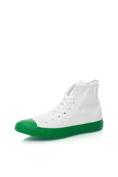 Converse Tenisi inalti alb cu verde Femei