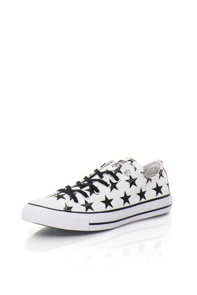 Converse Pantofi sport alb cu negru cu stele Barbati