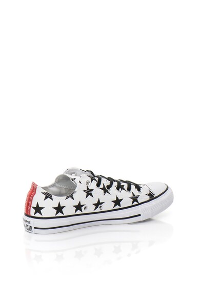 Converse Pantofi sport alb cu negru cu stele Barbati