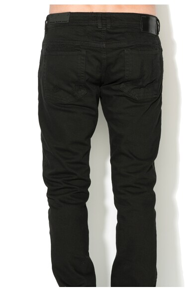 Diesel Black Gold Blugi slim fit negri cu aspect deteriorat Barbati