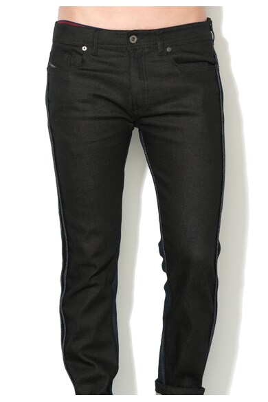 Diesel Black Gold Blugi skinny negru cu bleumarin Barbati