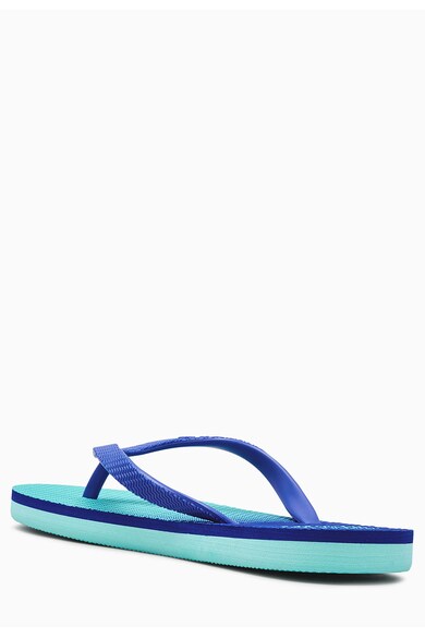 NEXT Papuci flip-flop albastru cobalt texturati Fete