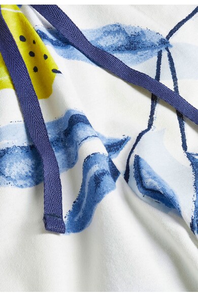 NEXT Pijama alba cu imprimeu cu lamaie Femei