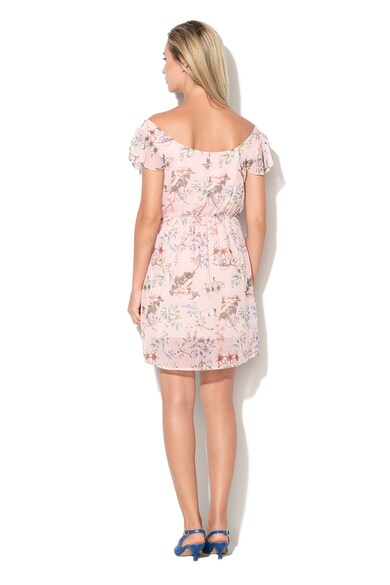 Haily's Haily’s, Rochie midi cu imprimeu floral, talie elastica si volane pe maneci Jane Femei