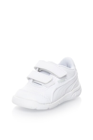 Puma Pantofi sport albi cu velcro Stepfleex Fete