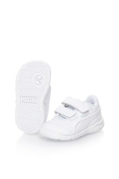 Puma Pantofi sport albi cu velcro Stepfleex Fete