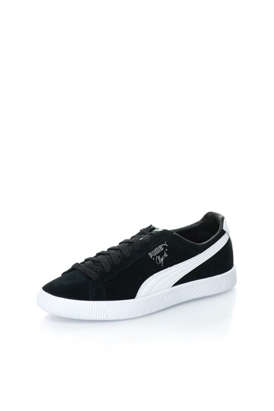 Puma Clyde B&C Fekete Nyersbőr Cipő férfi