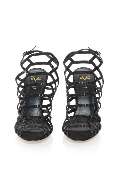 Versace 19.69 Abbigliamento Sportivo Черни сандали с декоративни камъни Жени