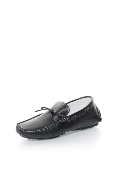 Versace 19.69 Abbigliamento Sportivo Pantofi loafer negri de piele Joris Barbati