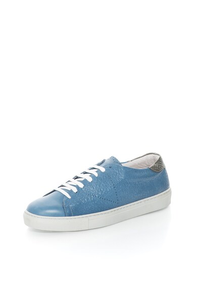 Versace 19.69 Abbigliamento Sportivo Pantofi casual albastru prafuit de piele Egide Barbati