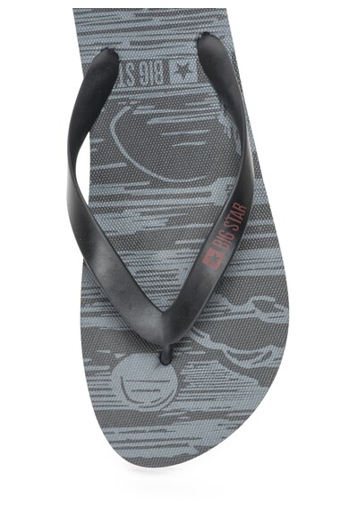 Big Star Papuci flip-flop negri cu logo Barbati