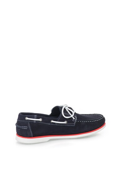 U.S. Polo Assn. Pantofi boat de piele intoarsa cu garnituri contrastante Rudolf Barbati