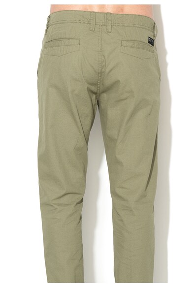 Greystone Pantaloni chino regular fit verde prafuit Chris Barbati