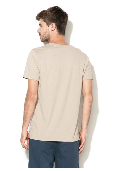 Greystone Тениска в светло каки с текстова щампа Мъже