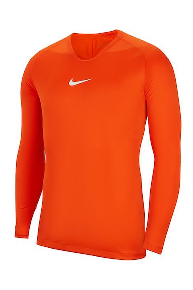 Bluza slim fit cu tehnologie Dri Fit si logo - Portocaliu