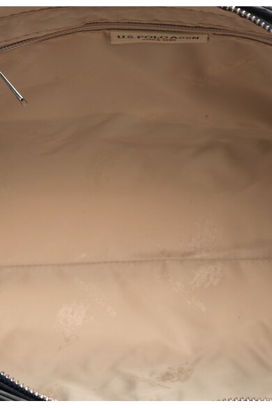 U.S. Polo Assn. Geanta tote de piele Saffiano sintetica cu garnituri contrastante Femei