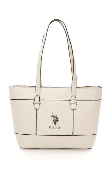 U.S. Polo Assn. Geanta tote cu textura Saffiano Femei