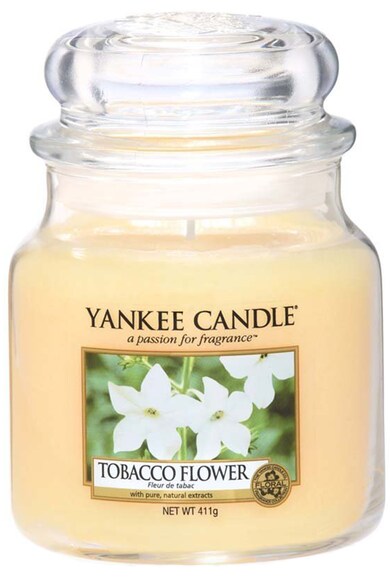 YANKEE CANDLE Lumanare parfumata medie in borcan Tobacco Flower Femei