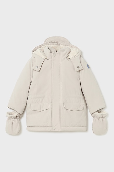 Geaca cu manusi - Crem