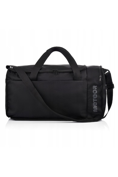 Geanta De Sport - Odyn - Poliester Rezistent La Apa - Curea Ajustabila - Compartiment Spatios - Design Compact Pt. Sala - 50 cm x 30 cm x 27 cm - Neagra - 1 Bucata