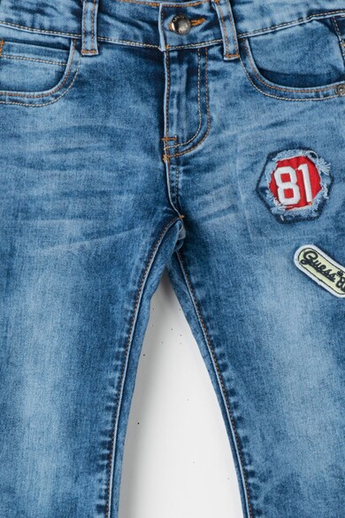 GUESS JEANS Blugi skinny cu aplicatii Baieti