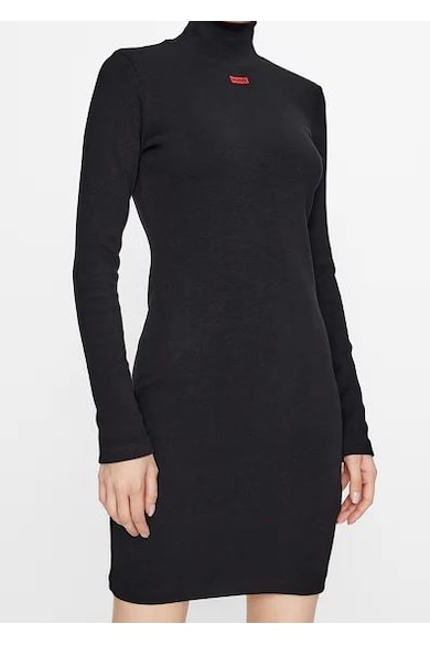 Rochie dama - Bumbac/Elastan - Negru