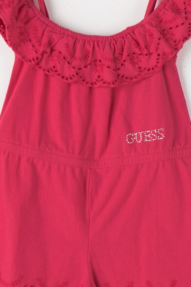 GUESS JEANS Salopeta scurta cu detalii brodate Fete