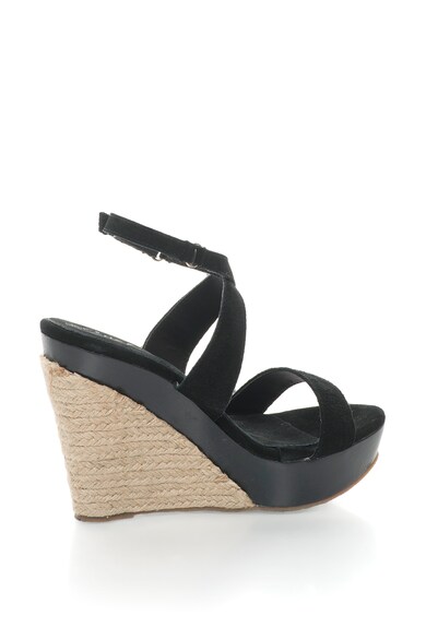 Cristin Sandale wedge tip espadrile, de piele intoarsa Agata Femei