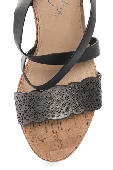 Cristin Sandale wedge de piele sintetica Consuelo 1 Femei