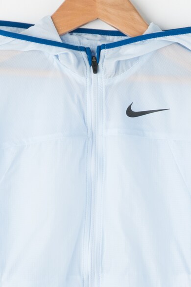 Nike Jacheta subtire cu terminatie asimetrica pentru alergare Fete