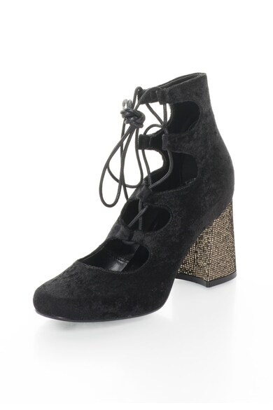 Zee Lane Collection - Velvety Lace-Up Shoes női