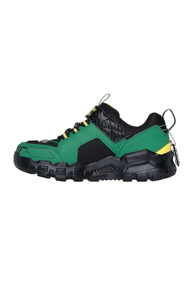 Pantofi sport cu velcro Adventure Track Rugg - Verde/Negru