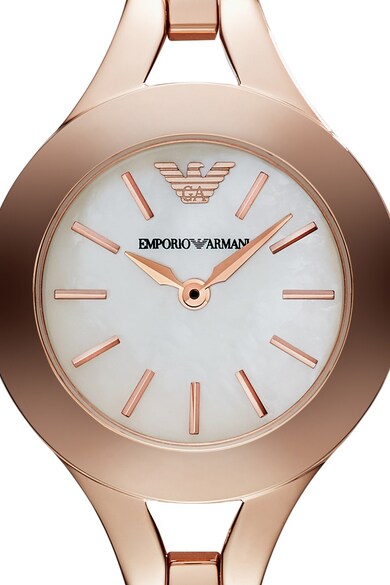 Emporio Armani Ceas cu detalii de piele in relief Chiara Femei