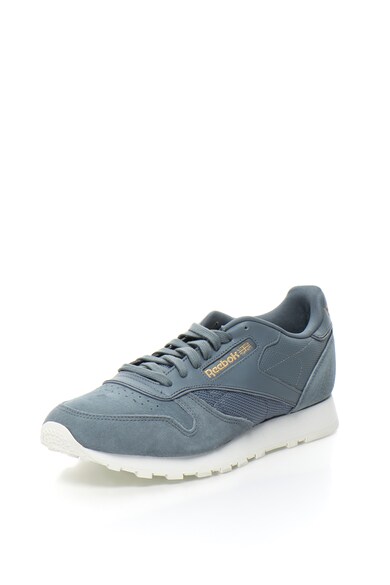 Reebok Classics Pantofi sport de piele si piele intoarsa cu garnituri de plasa Barbati