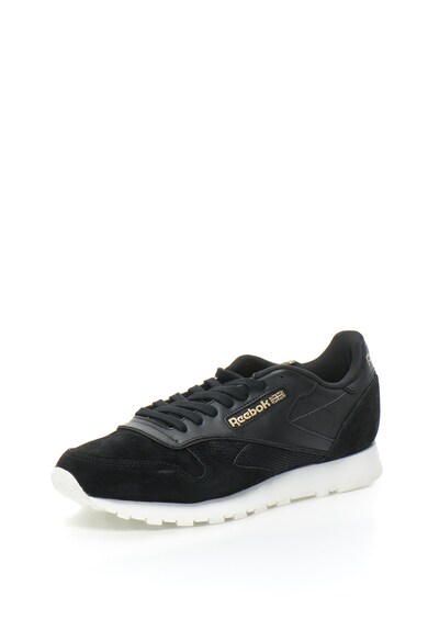 Reebok Classics Pantofi sport de piele si piele intoarsa cu garnituri de plasa Barbati