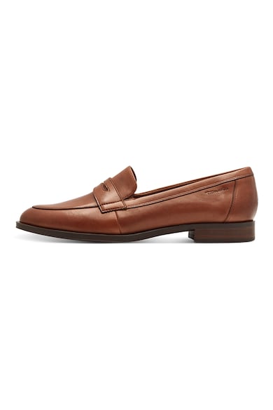 Pantofi loafer de piele - Caramel